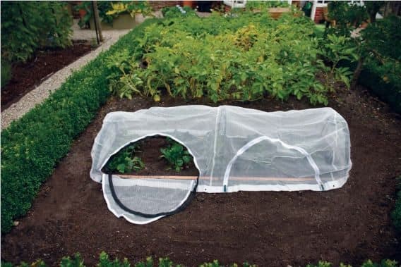 Insect netting tunnel cover/accessory