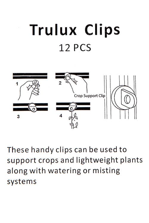 Greenhouse Hanging Clips x12 3